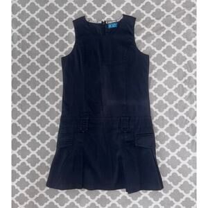 Navy blue uniform dress